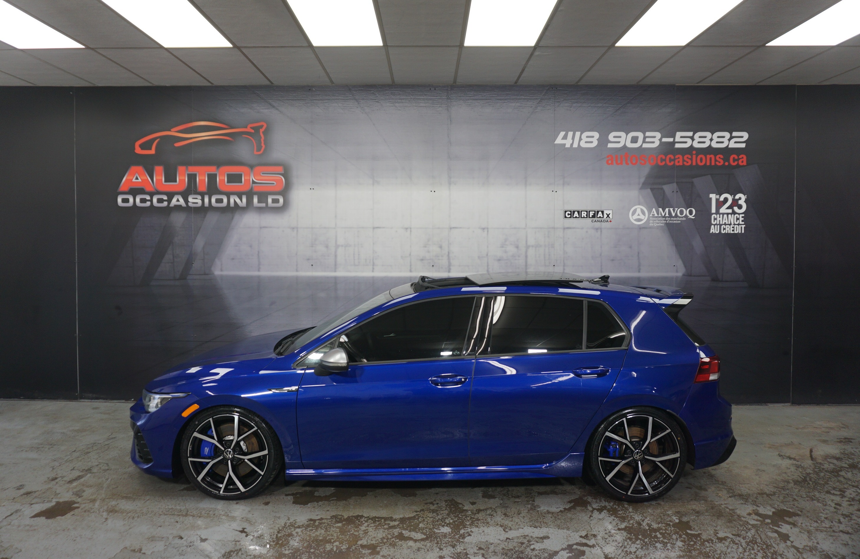 2022 Volkswagen Golf R DSG 4MOTION CUIR TOIT PANO FULL GPS NAV 54 531 KM 