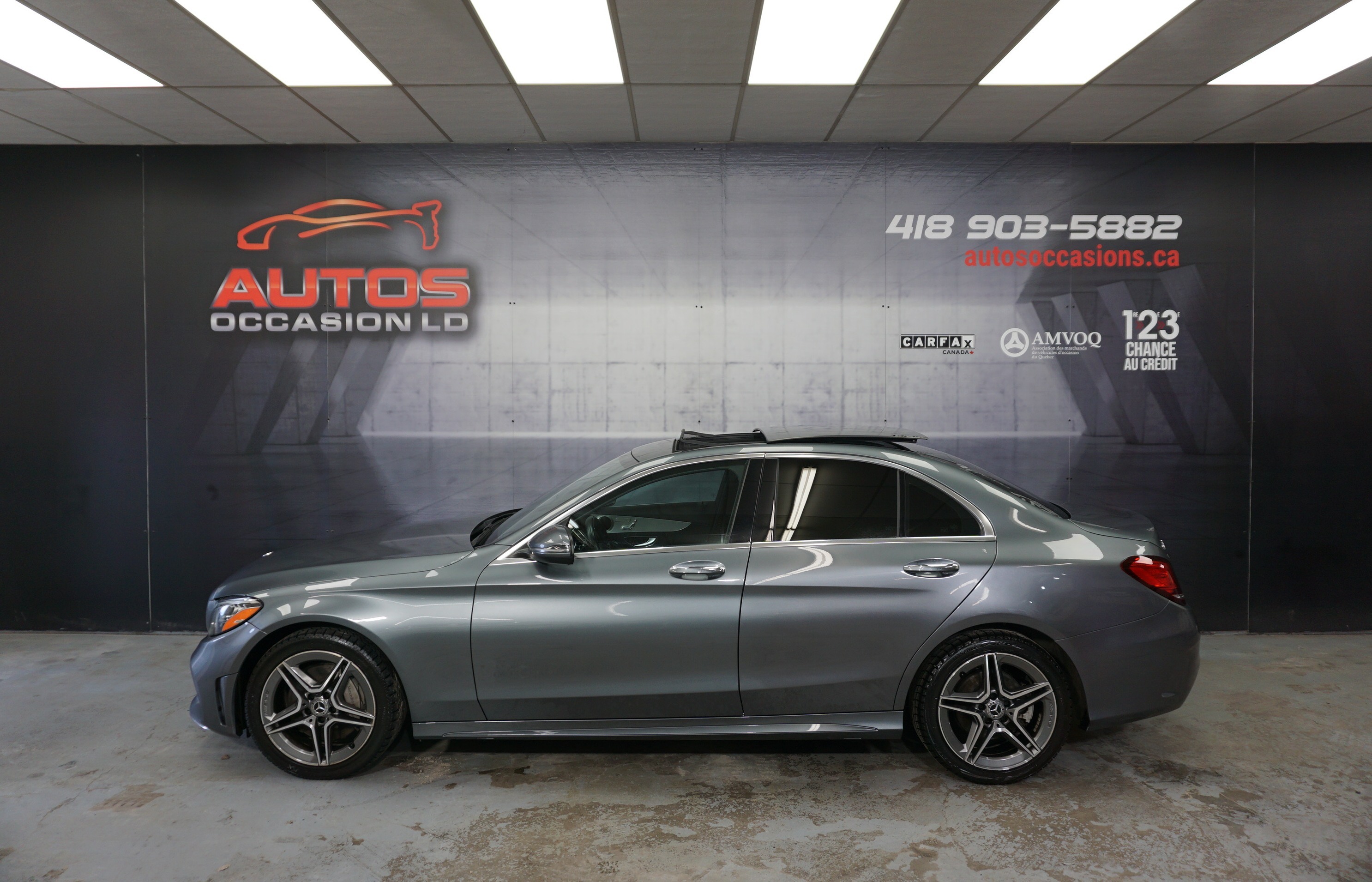 2019 Mercedes-Benz C-Class 4MATIC - PREMIUM PKG - AMG PKG - CUIR TOIT GPS NAV