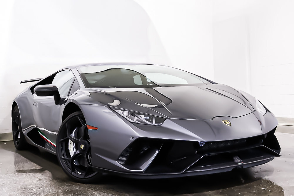 2018 Lamborghini Huracan PERFORMANTE + AWD + 631 HP ALA CARBON REAR SPOILER