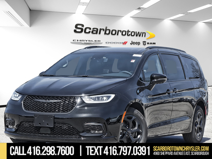 Black 2024 Chrysler Pacifica Hybrid Select FWD Minivan Front-Wheel Drive Continuously Variable Transmission