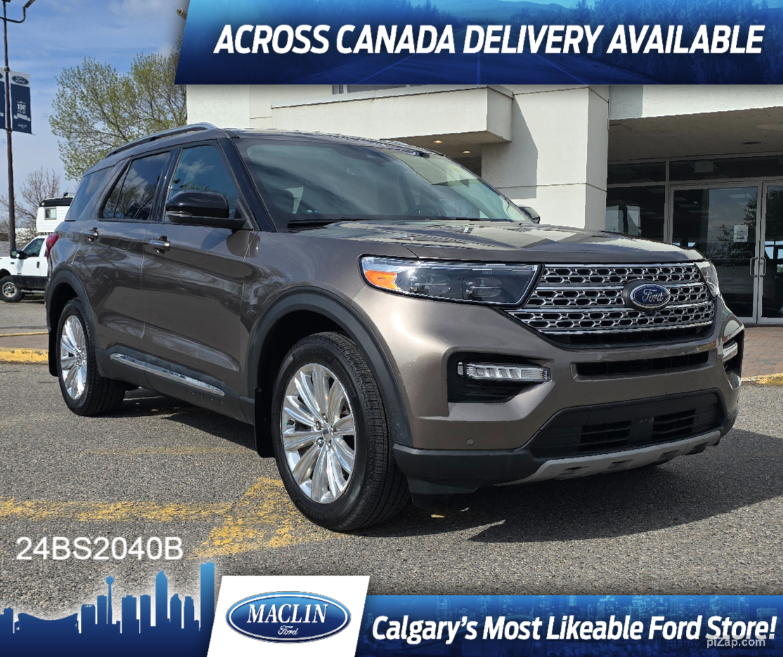 2021 Ford Explorer LIMITED | HTD/CLD LEATHER | REM START | NAV