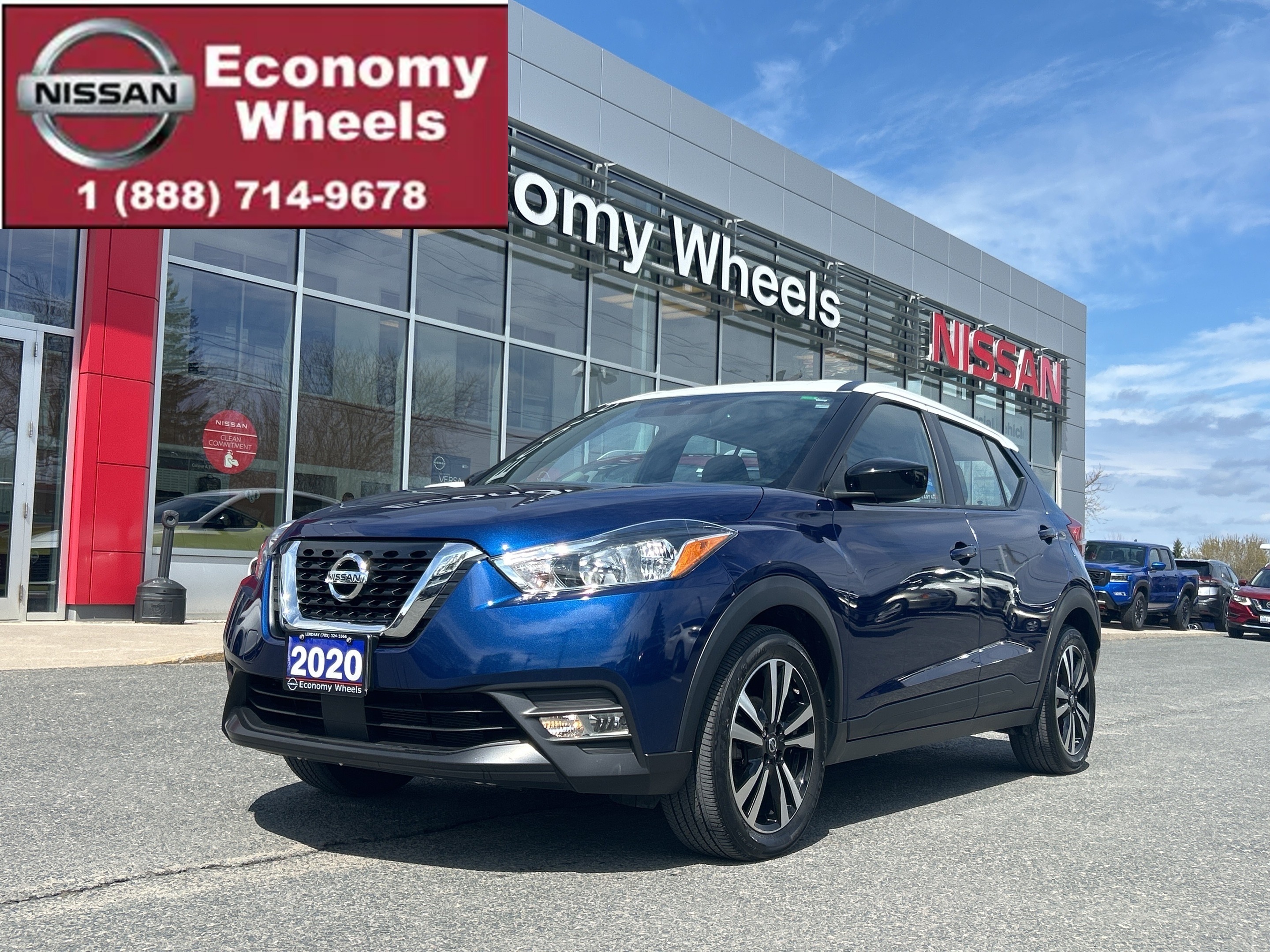 2020 Nissan Kicks SV w/HtdSeats/RemoteStrt/CarPlay/AutoHeadlight/SXM
