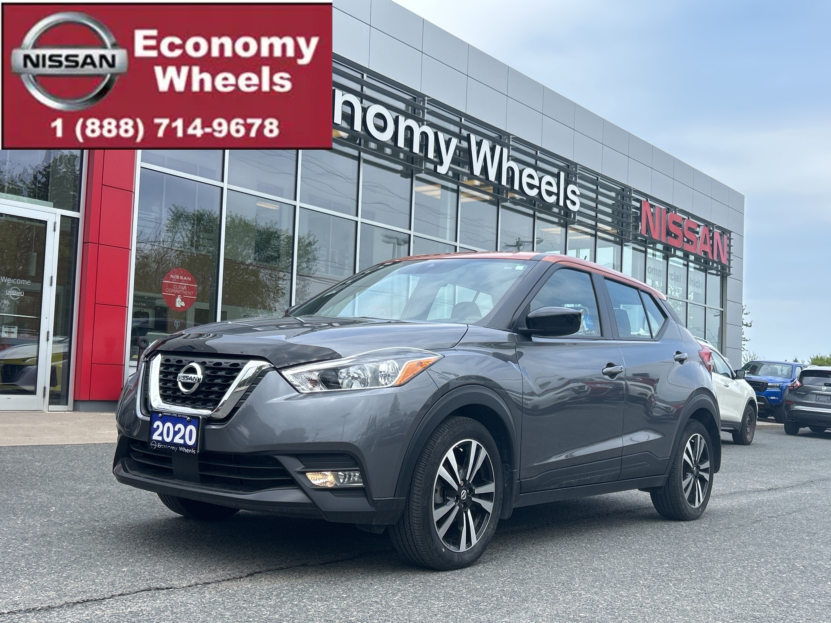 2020 Nissan Kicks SV w/HtdSeats/SXM/CarPlay/RemoteStrt/AutoLights/AC