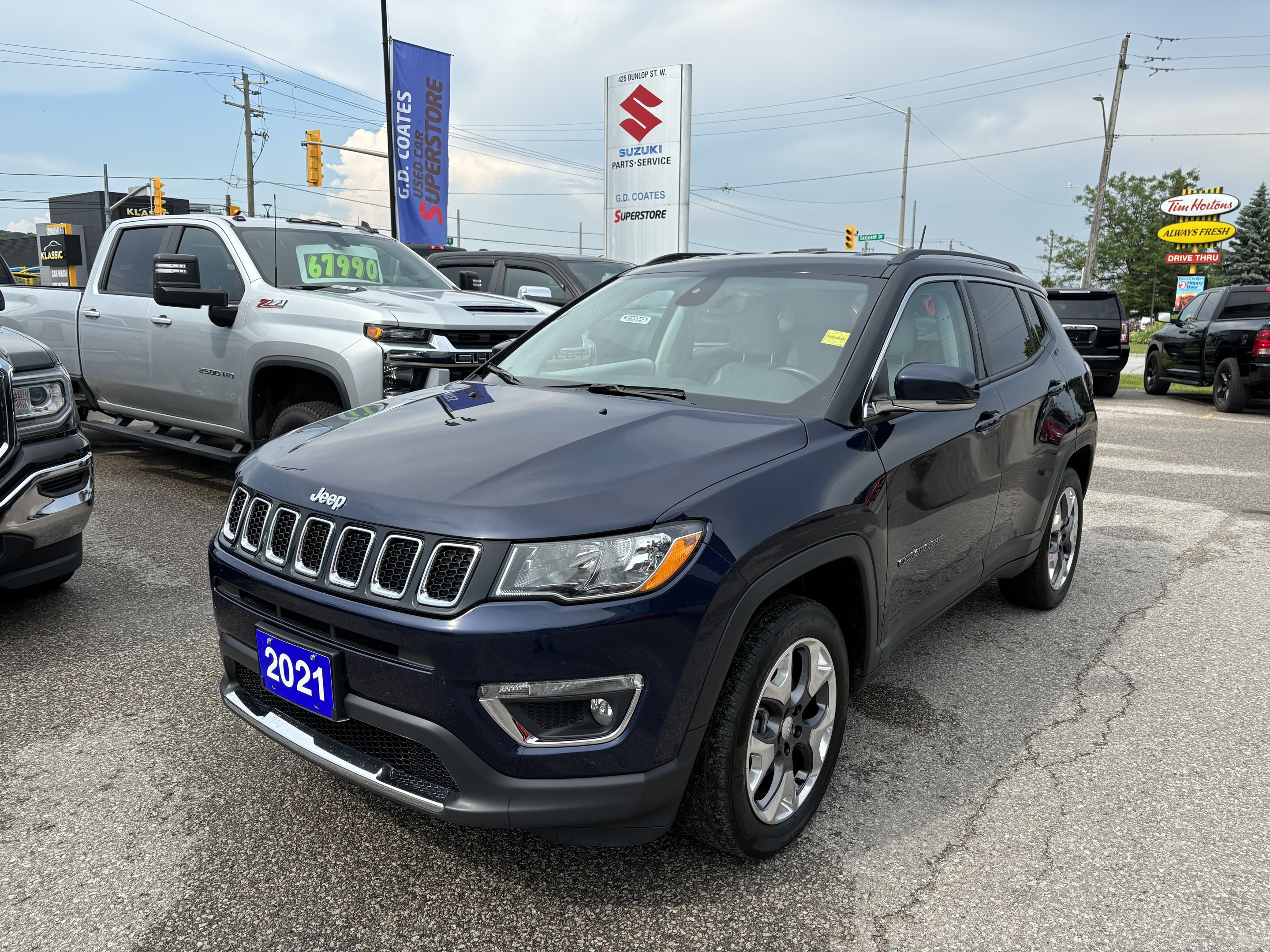 2021 Jeep Compass Limited 4x4 ~Bluetooth ~Backup Camera ~Leather 
