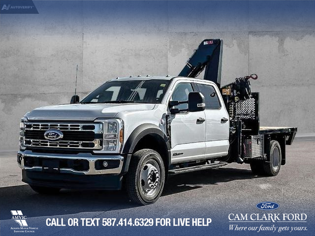 2023 Ford F-550 XLT Crane Flatbed