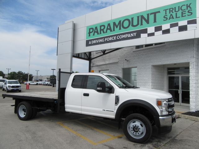 2021 Ford F-550 DIESEL EXTENDED CAB 4X4 WITH 12 FT FLAT DECK