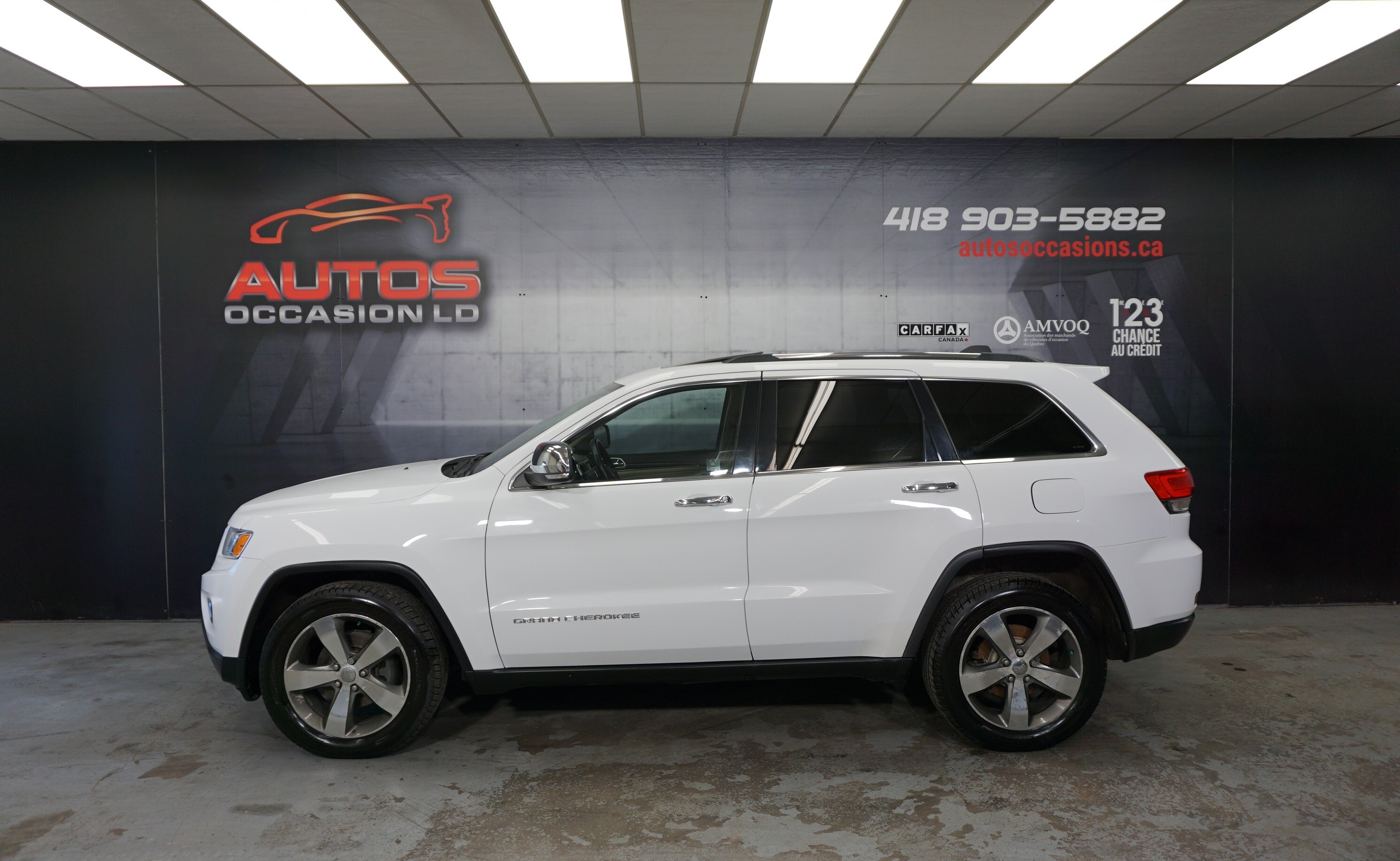 2014 Jeep Grand Cherokee LIMITED 4X4 V6 3.6L AUTO - CUIR TOIT OUVRANT FULL