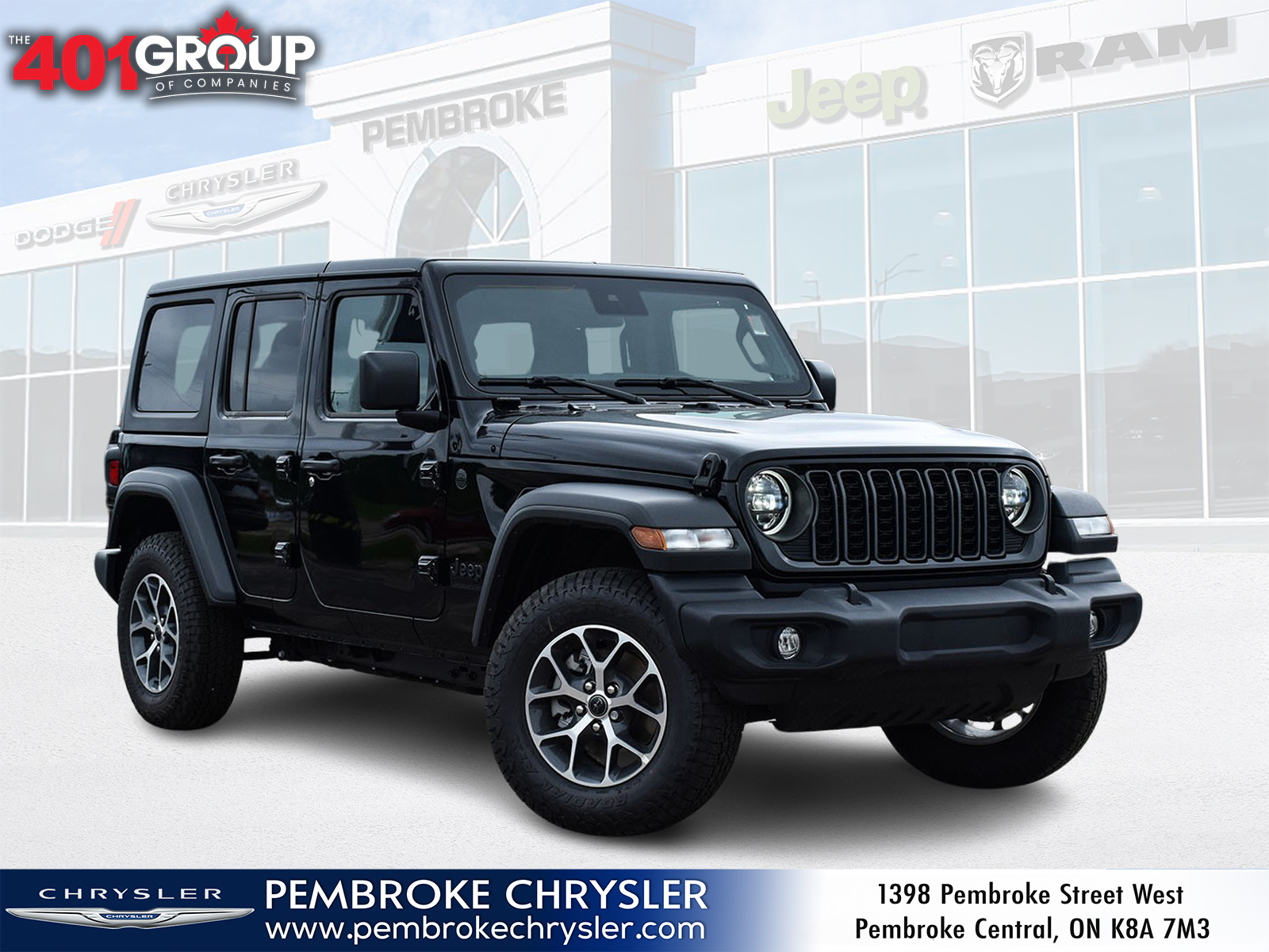 2024 Jeep Wrangler Sport S 4 Door 4x4