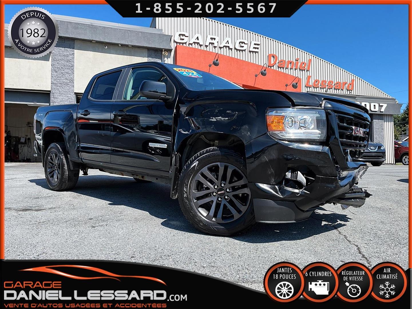 2021 GMC Canyon ELEVATION,CREW 4WD, BTE 5PIEDS, V-6