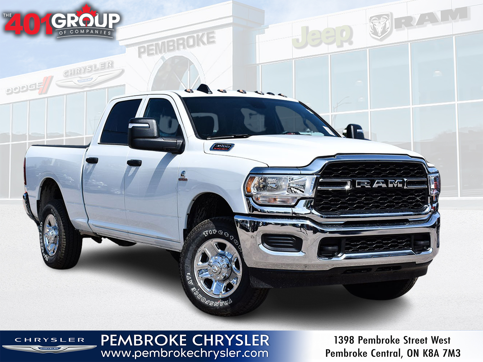 2024 Ram 3500 Tradesman Diesel | Lvl 2  | Snow | Chrome | Nav 