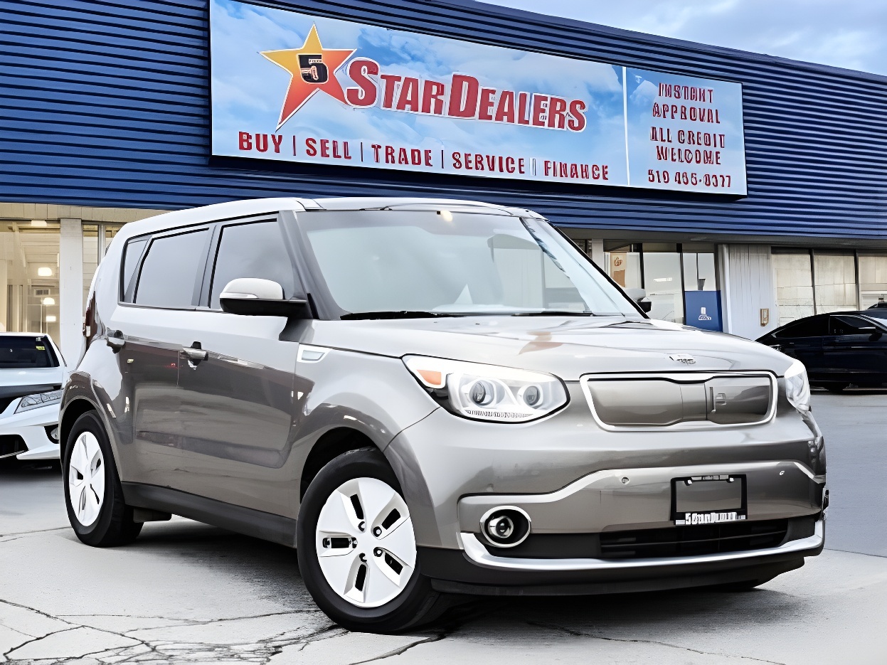 Gray 2016 Kia Soul EV + Wagon Front-Wheel Drive 1-Speed Automatic