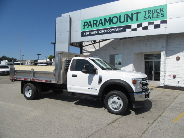 2022 Ford F-550 DIESEL REG CAB 4X4 WITH 11 FT ALUMINUM DUMP BOX