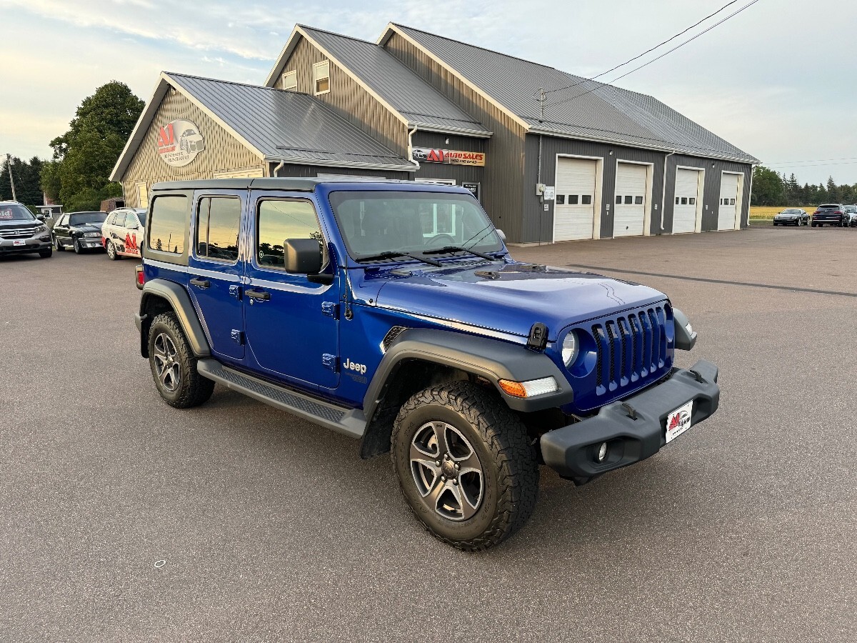 2019 Jeep Wrangler UNLIMITED SPORT 4X4 $148 Weekly Tax in 