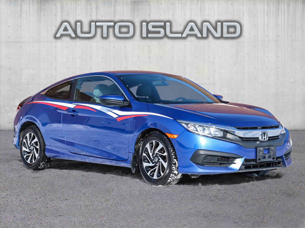2016 Honda Civic Coupe 2dr - Manual 6 Speed-Backup Camera-Bluetooth-Alloy
