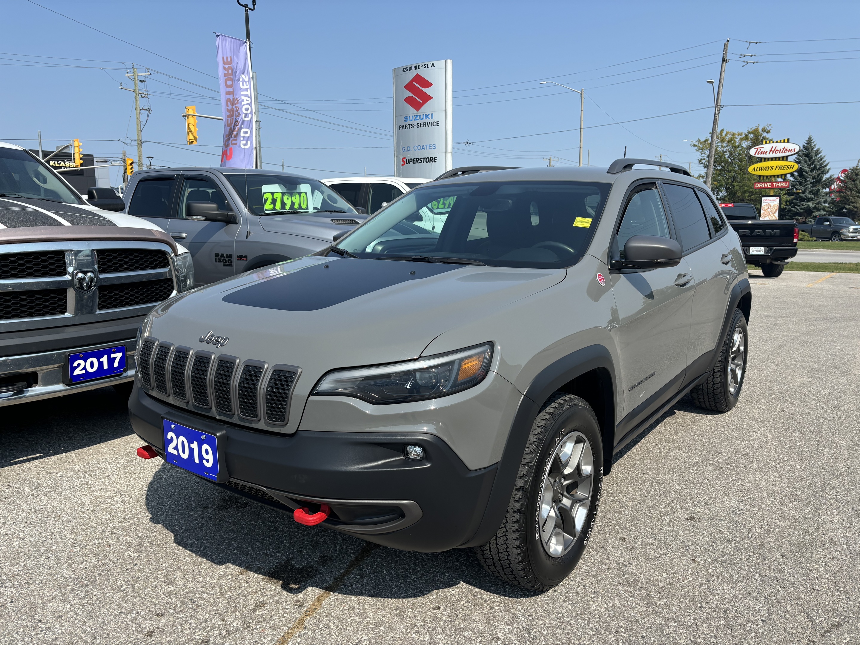 2019 Jeep Cherokee Trailhawk 4x4 ~Nav ~Camera ~Leather ~Bluetooth