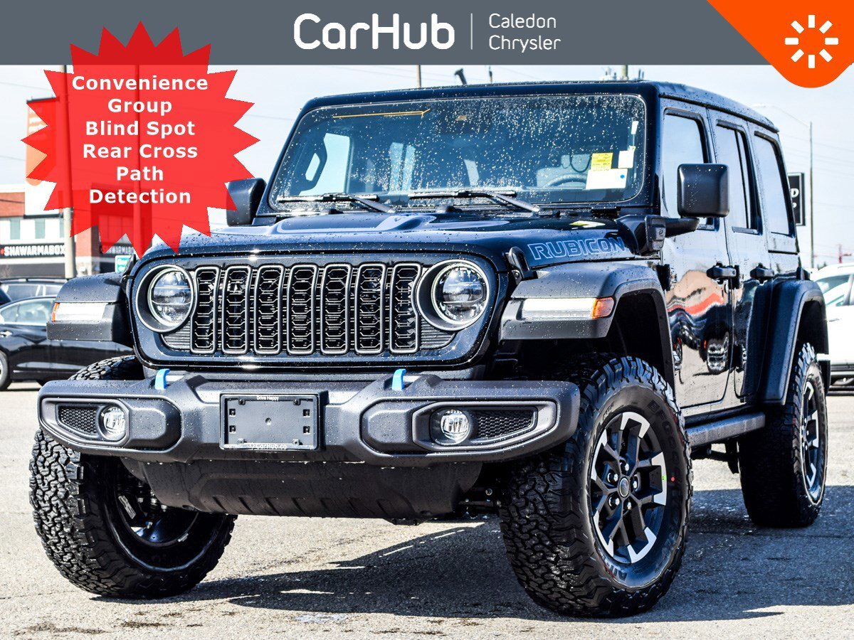2024 Jeep Wrangler 4xe Rubicon 4 Door Sky roof 12.3Display Safety Grp