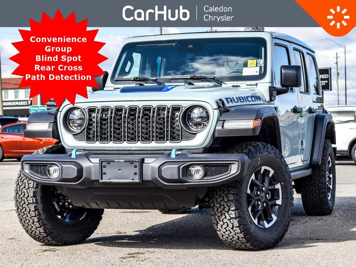2024 Jeep Wrangler 4xe Rubicon 4 Door Sky roof Safety Grp 12.3Display