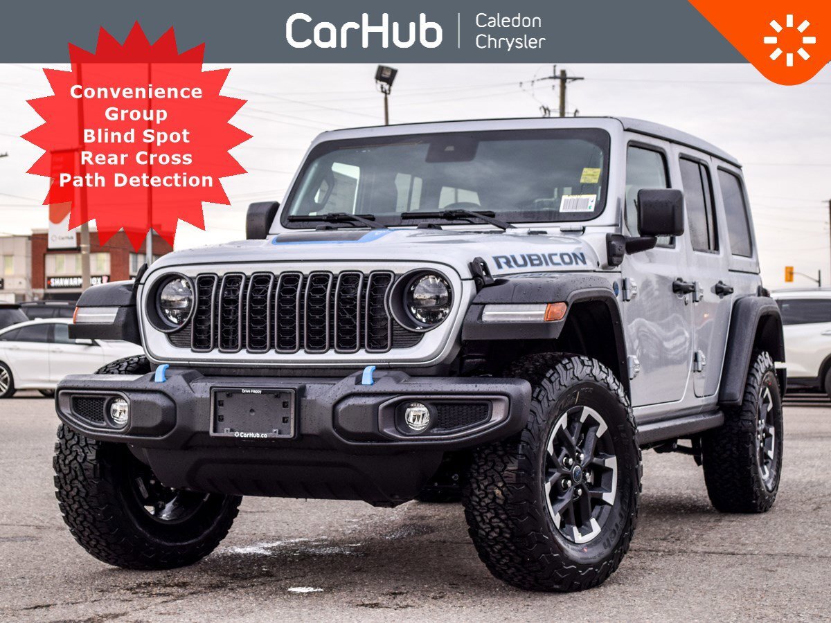 2024 Jeep Wrangler 4xe Rubicon 4 Door Sky roof Safety Grp 12.3Display