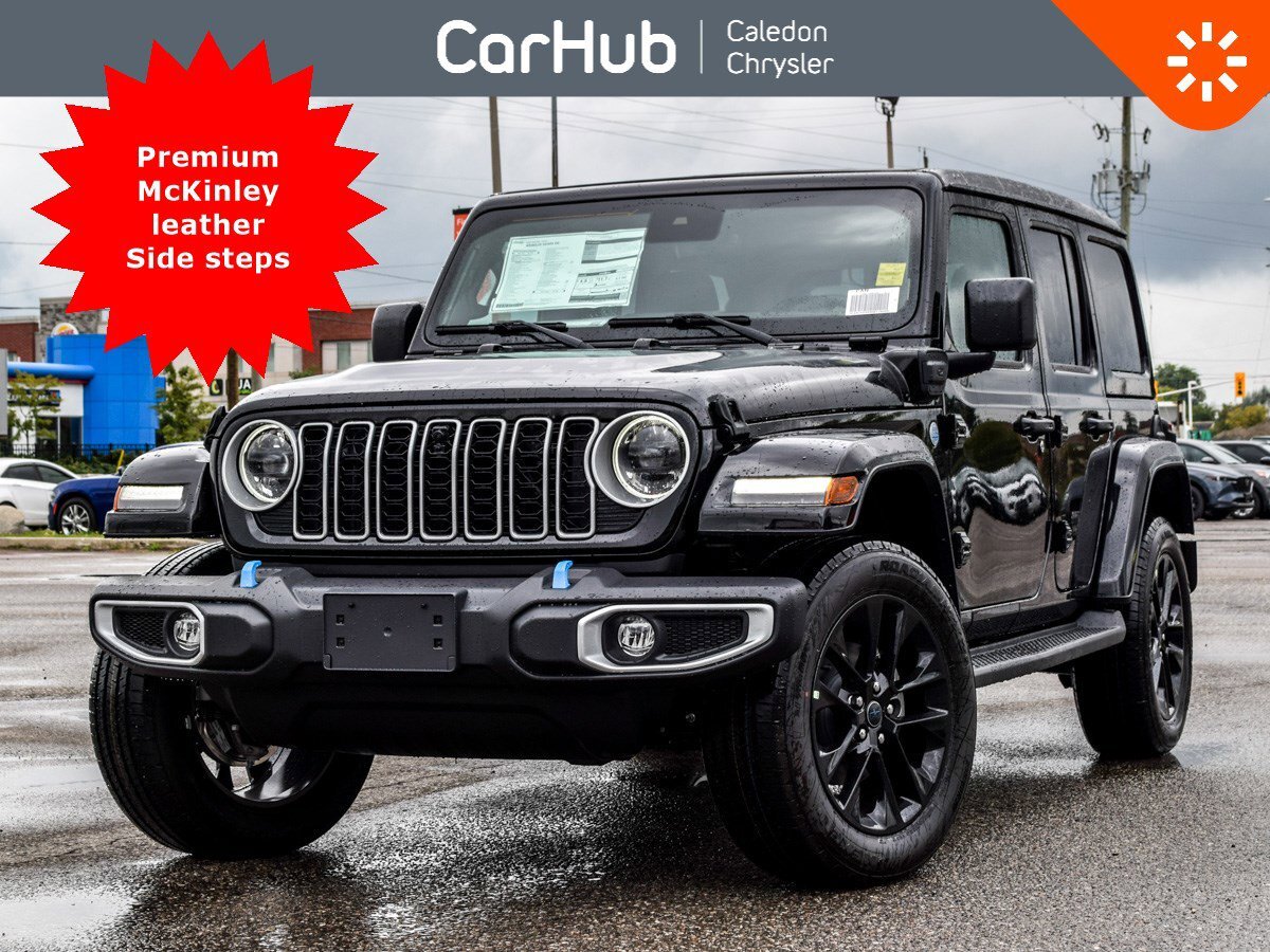 2024 Jeep Wrangler 4xe Sahara 4 Door Sky Roof Safety Pwr Frt Seats McKinl