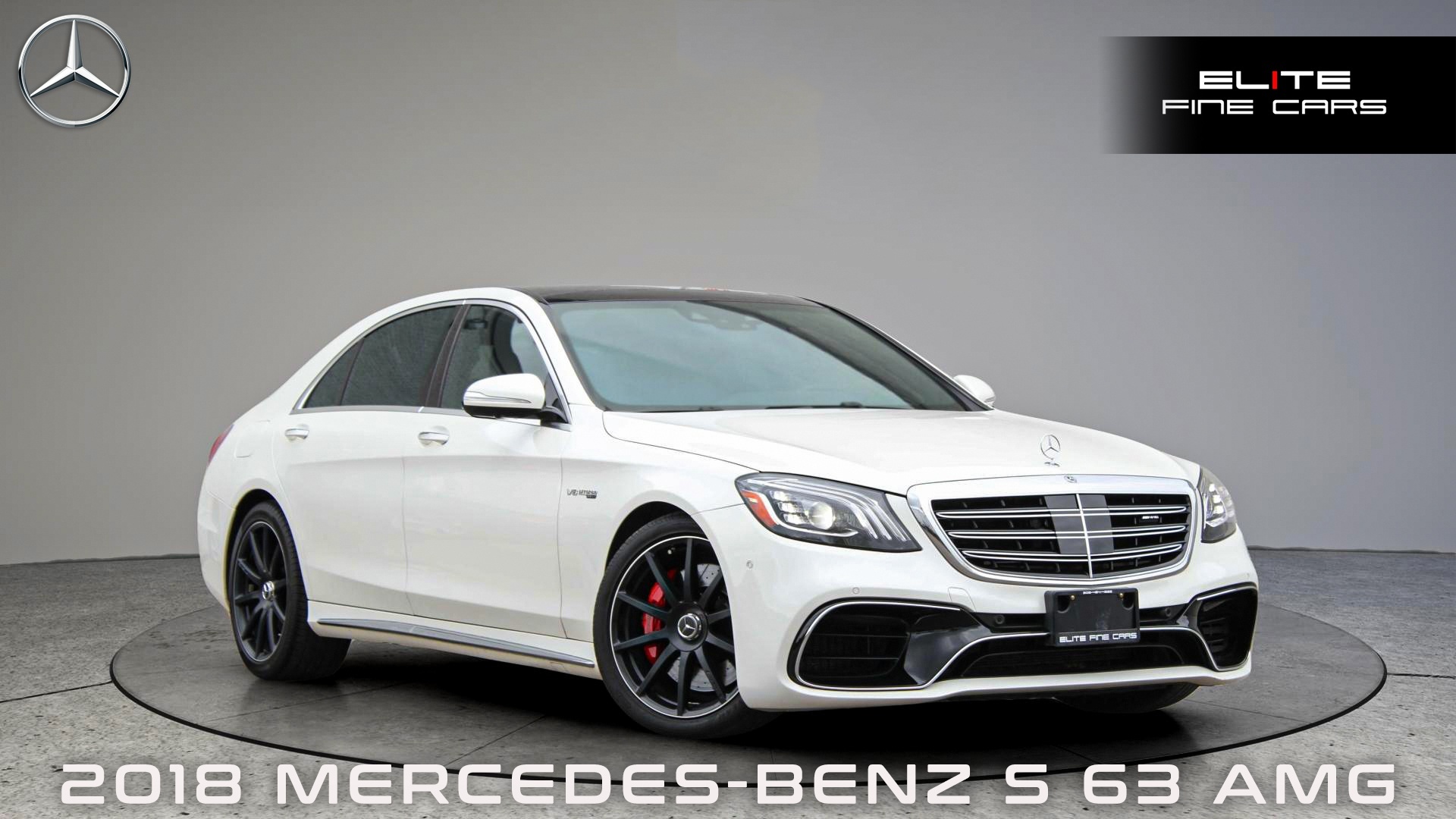 2018 Mercedes-Benz S-Class AMG S 63|NO ACCIDENT|BURMESTER|20 IN WHEELS|NAV
