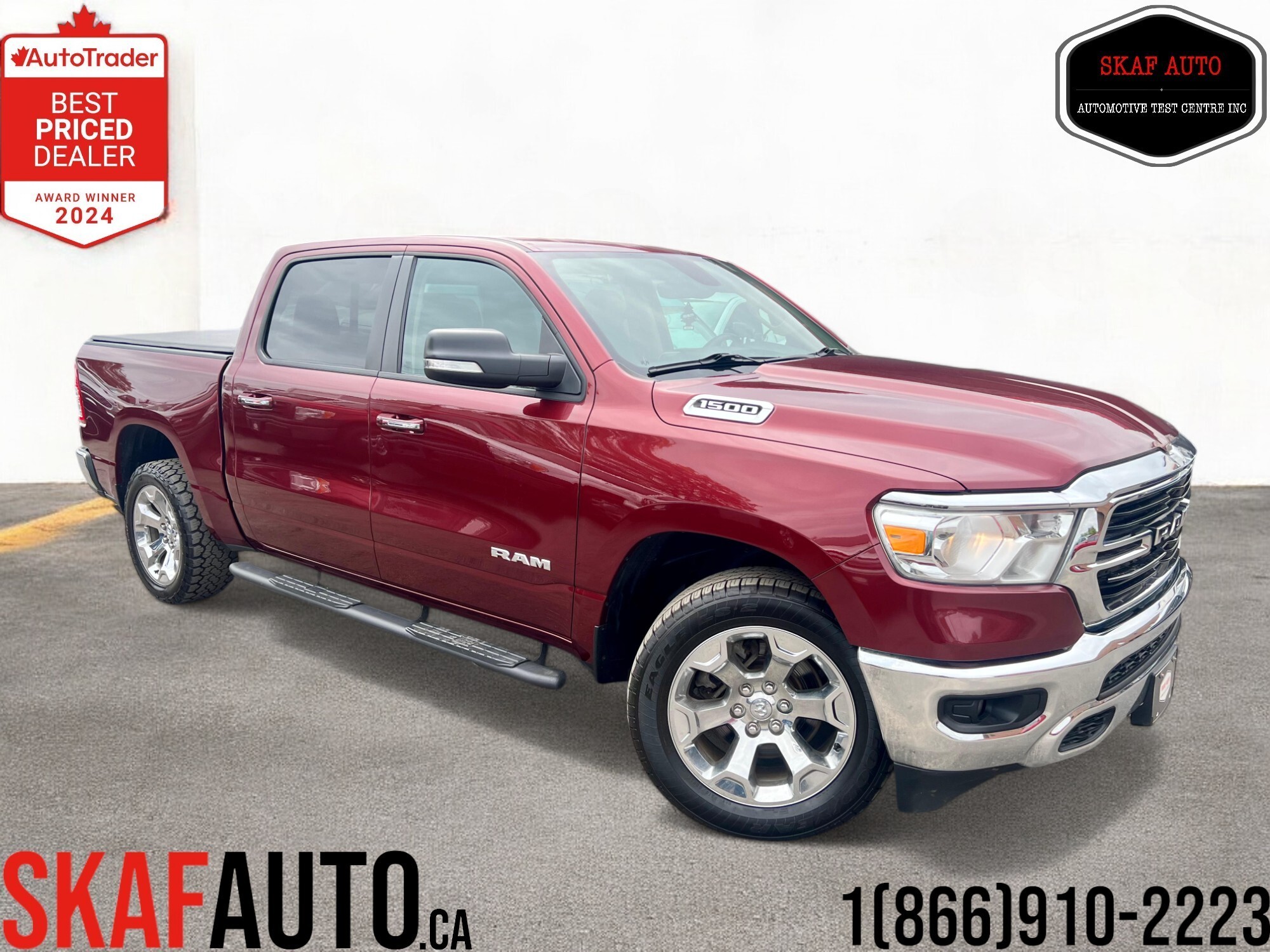2020 Ram 1500 BIG HORN! 4X4! V6! CREW CAB! TONNEAU COVER! WE FIN