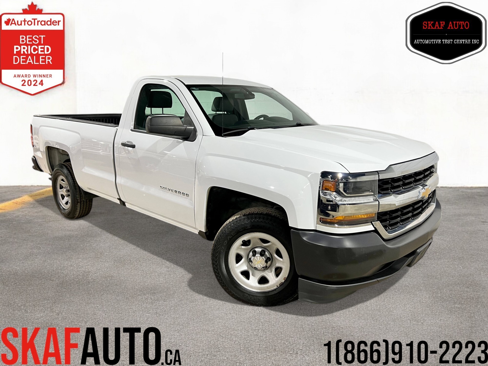 2017 Chevrolet Silverado 1500 8FT LONG BOX! REG CAB! ONE OWNER! V6! WE FINANCE!
