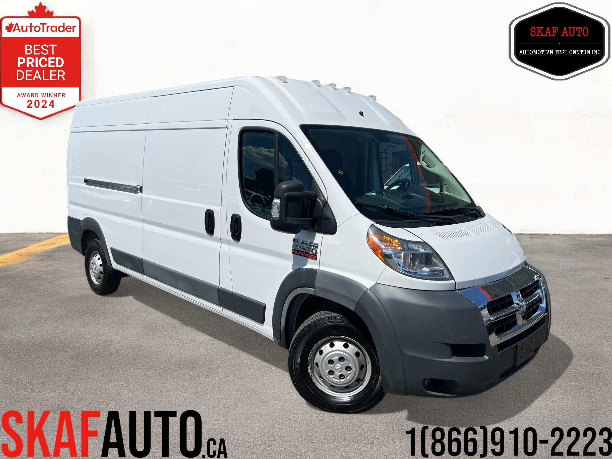 2018 Ram Promaster 2500! 159 WB! HIGH ROOF! DIVIDER/SHELVES! 