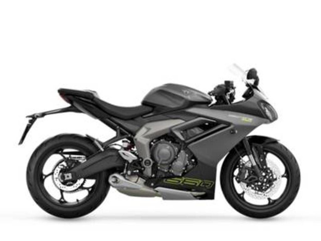 2025 Triumph Daytona 660 Satin Granite/Satin Black 