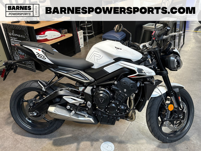 2025 Triumph Street Triple 765 R Pure White R