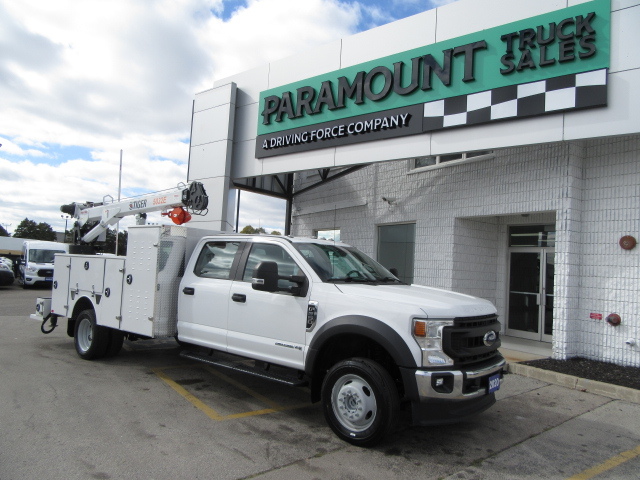 2020 Ford F-550 DIESEL CREW 4X4 NEW SERVICE/UTILITY BODY & CRANE