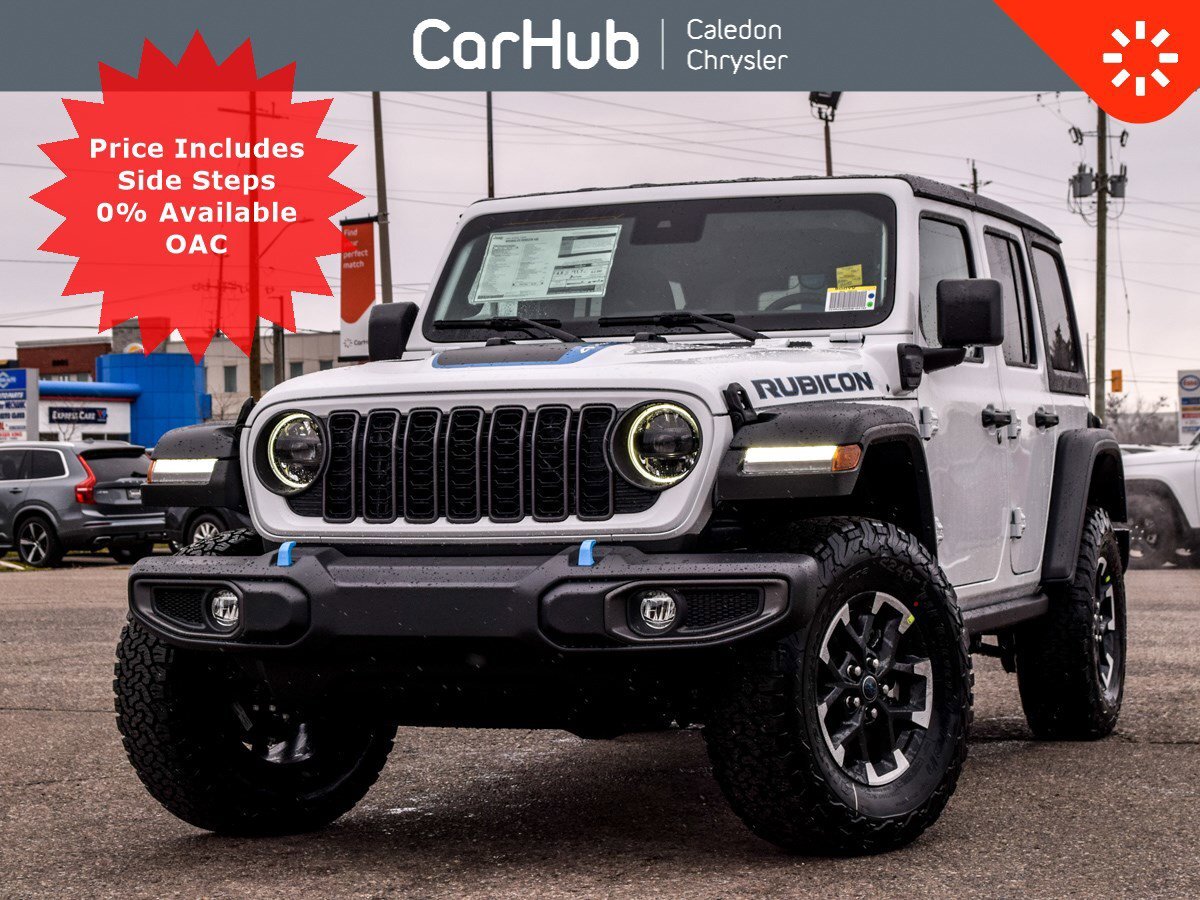 2024 Jeep Wrangler 4xe Rubicon 4 Door Freedom Top Safety Grp 12.3Display 
