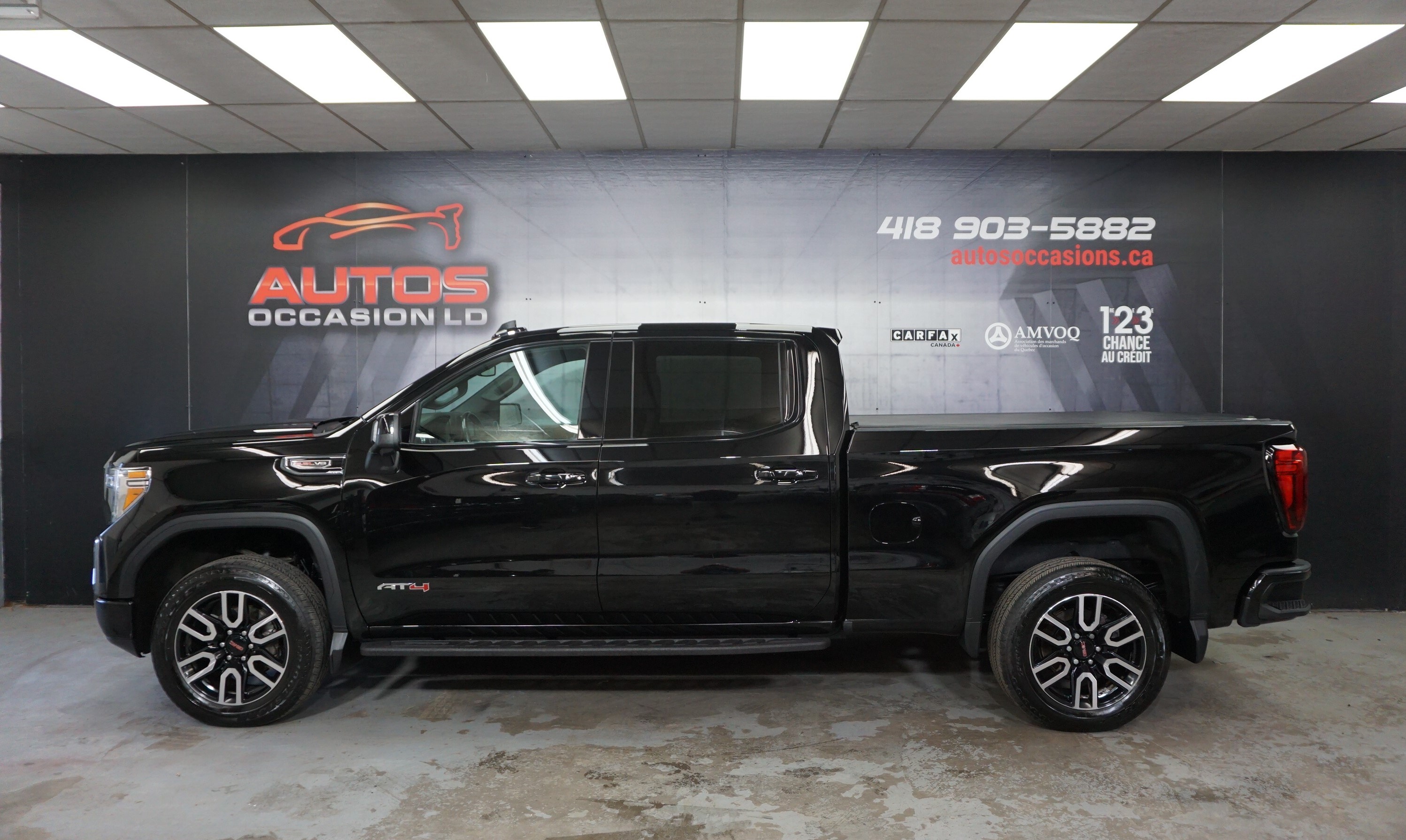 2021 GMC Sierra 1500 AT4 V8 6.2L 4X4 CREW CAB - CUIR - GPS BOSE 104 086