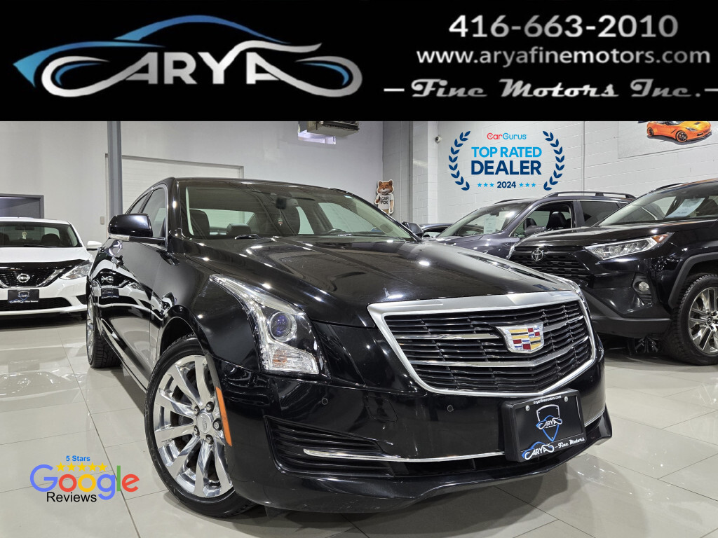 2017 Cadillac ATS 2.0L Luxury AWD No Accident Navigation Apple CarPl