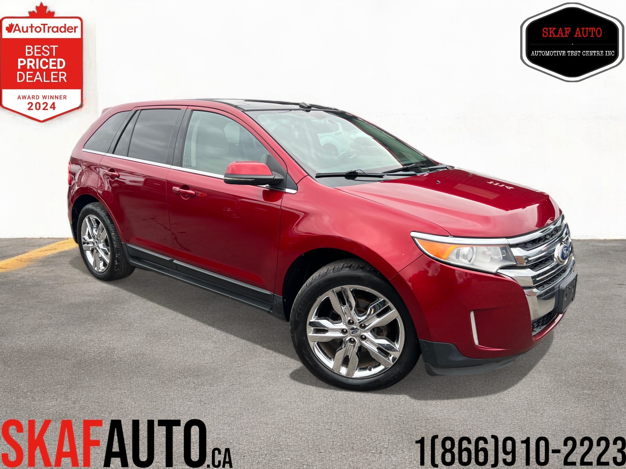 2013 Ford Edge LIMITED! 4 CYLINDER! LEATHER! BACK UP CAM!