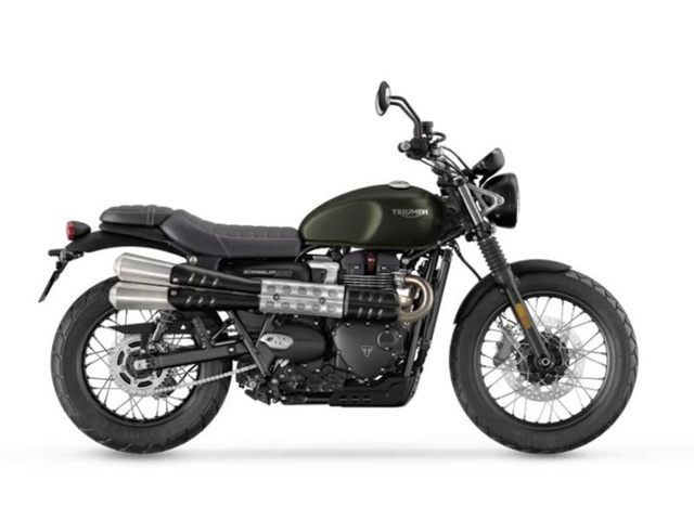 2025 Triumph Scrambler 900 Matte Khaki Green 