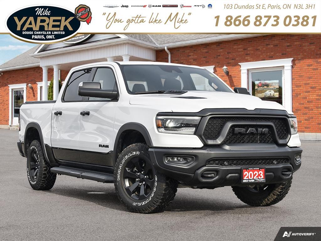 2023 Ram 1500 Rebel 4x4, LEATHER HEATED SEATS/WHEEL, REMOTE STAR