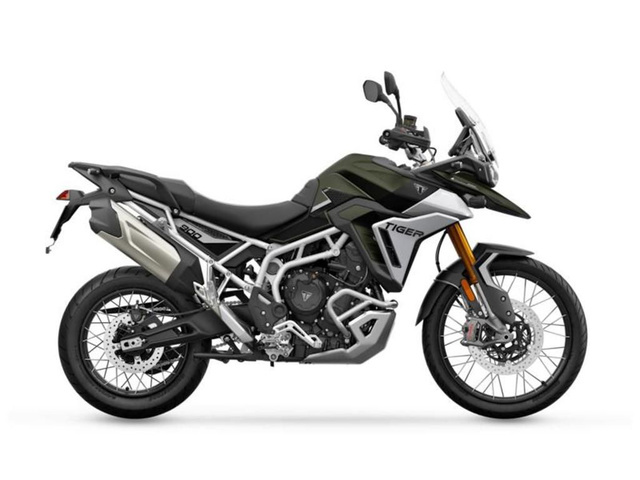 2025 Triumph Tiger 900 Rally Pro Matte Khaki Green / Matte Phan 