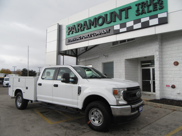 2022 Ford F-350 GAS 4X4 CREW CAB WITH NEW SERVICE UTILITY BODY