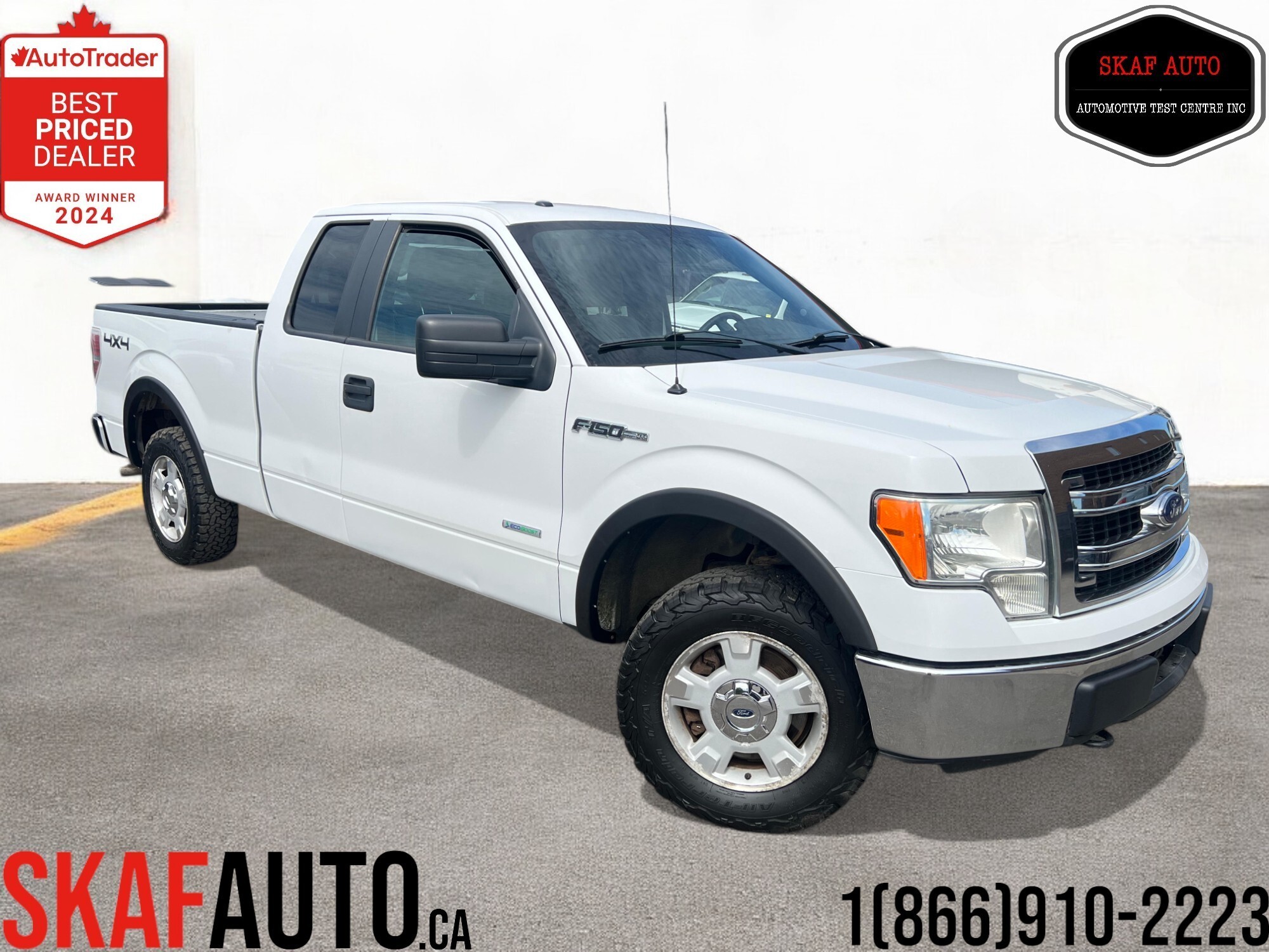 2013 Ford F-150 4X4! EXT CAB! 6.5FT BOX! XLT! ONE OWNER!