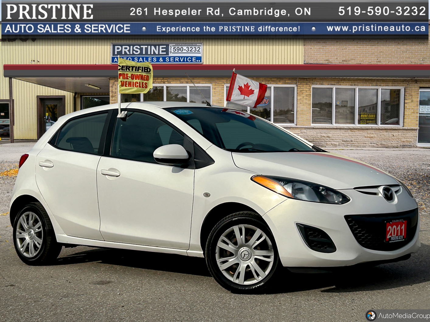 2011 Mazda Mazda2 Sport Cold A/C Manual 5 Speed 1 Owner No Accident 