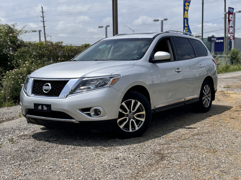 2013 Nissan Pathfinder SL 4WD | Leather Heated Seats Third Row Seating Bl