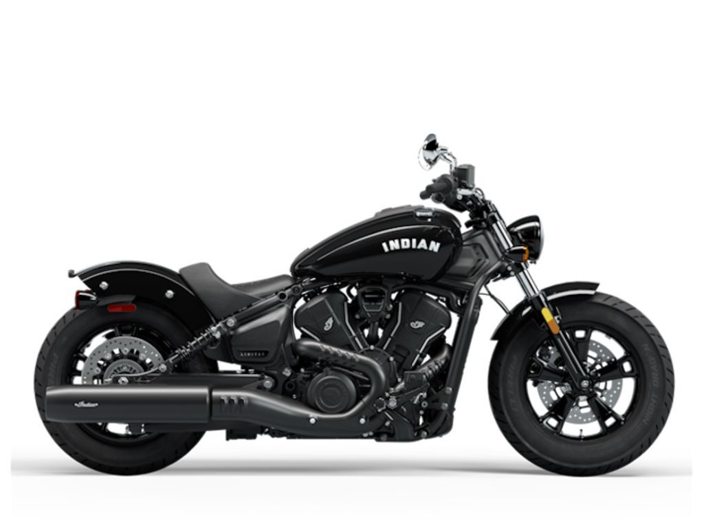 2025 Indian Motorcycles Scout® Sixty Bobber Limited Black Metallic 