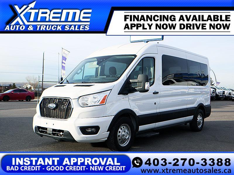 2022 Ford Transit Passenger Wagon XL   - NO FEES!