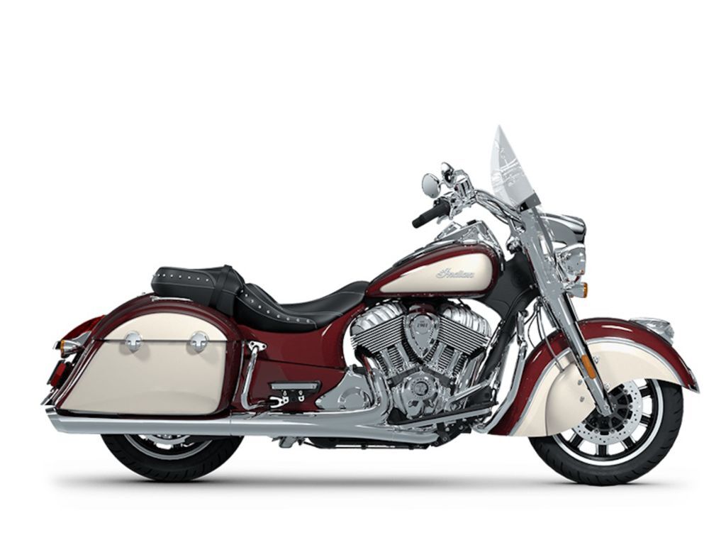 2025 Indian Motorcycles Springfield Maroon Metallic/Silver Quartz Metallic 