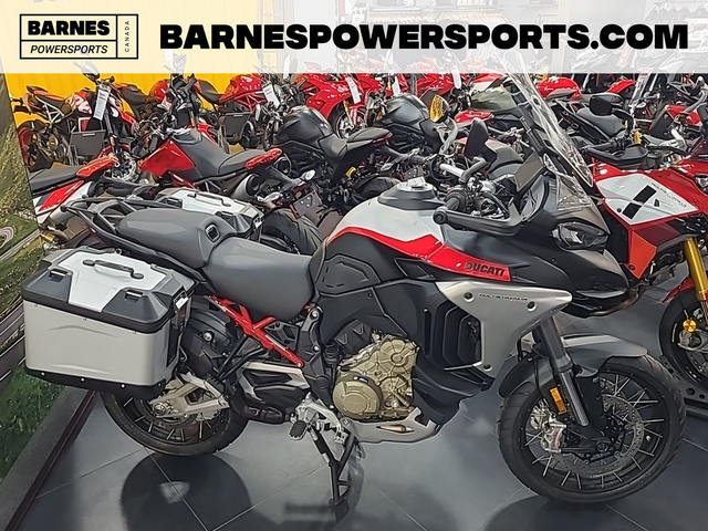 2024 Ducati Multistrada V4 Rally Brushed Aluminum & Matte Blac 