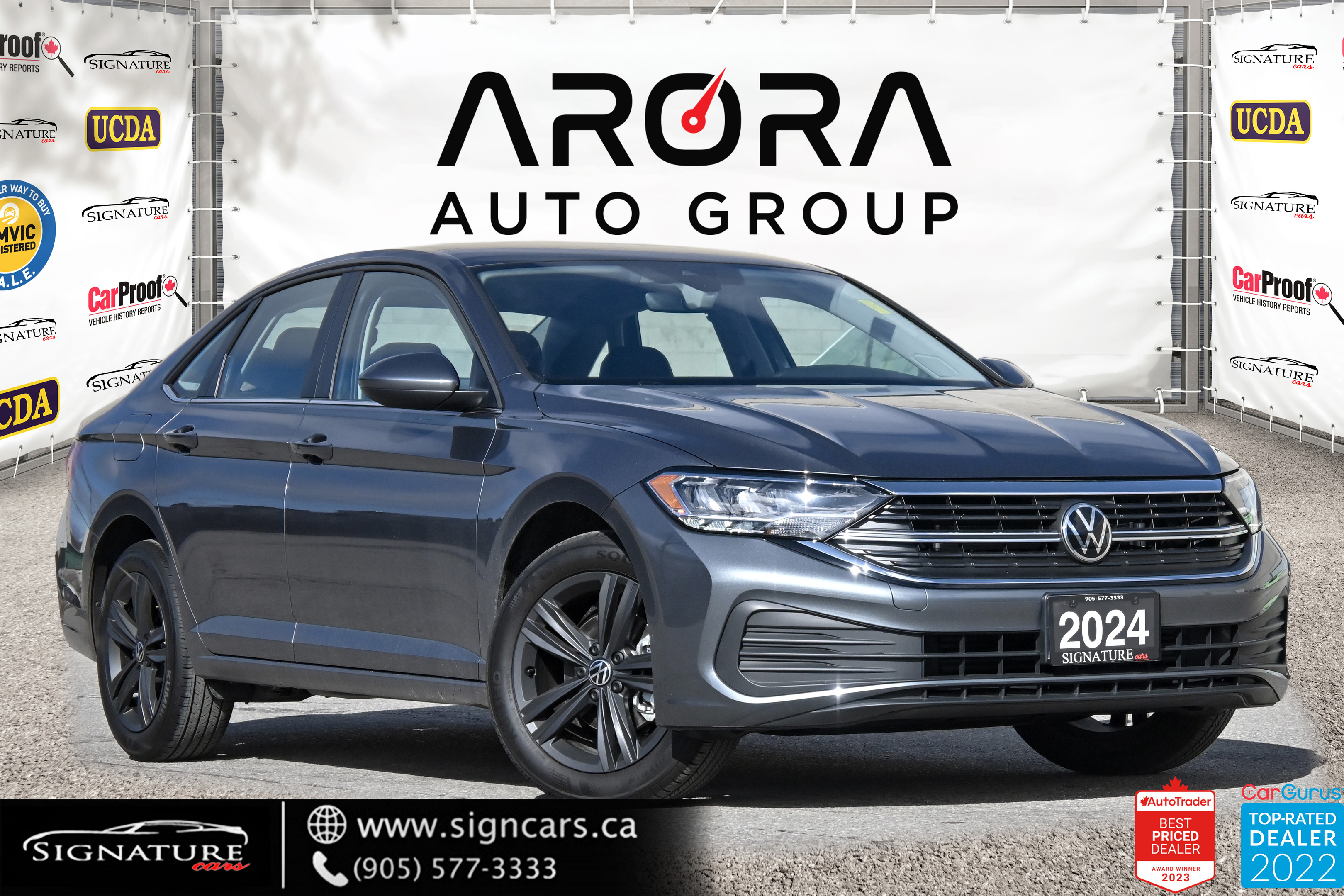2024 Volkswagen Jetta COMFORTLINE / NO ACCIDENT / LEATHER / CARPLAY/ BSM