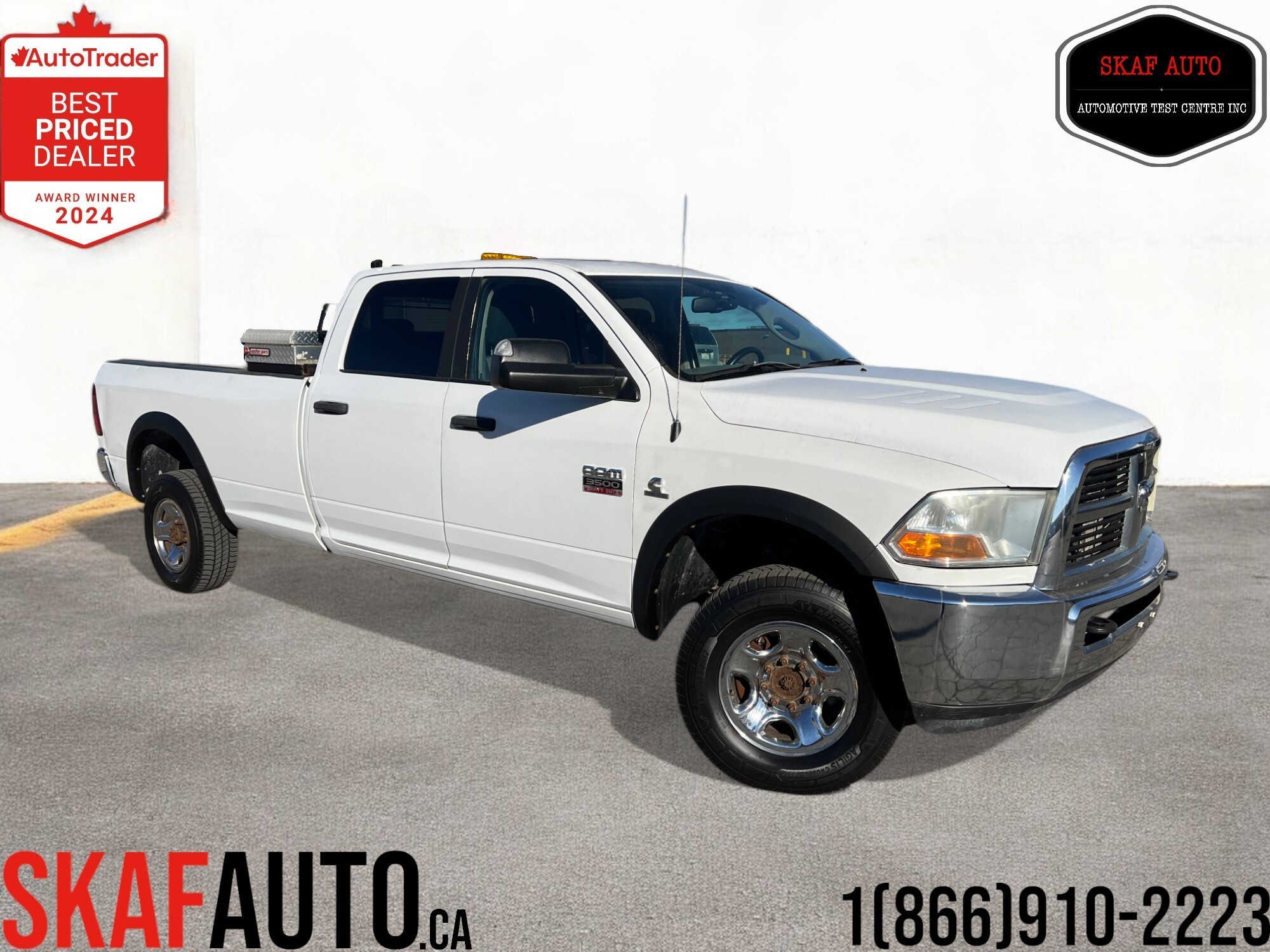 2010 Ram 3500 8FT LONG BOX! 4WD! 6.7L DIESEL! SLT! 