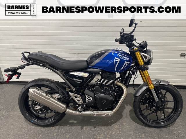 2024 Triumph Speed 400 Caspian Blue Storm Grey