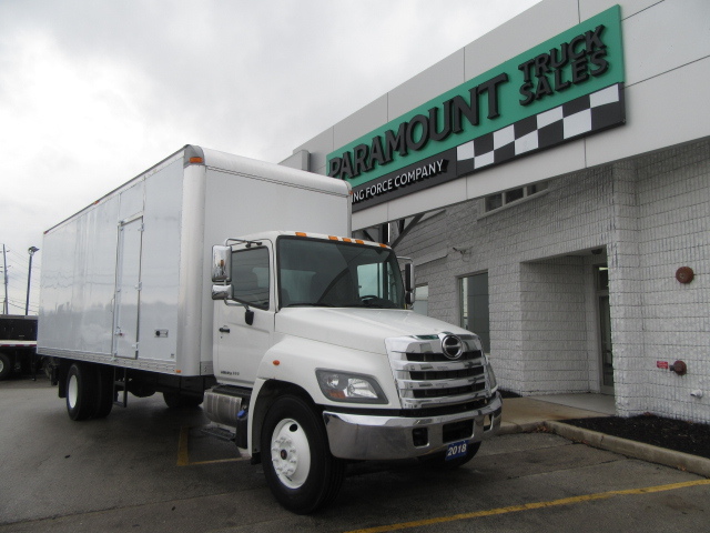 2018 Hino 338 DIESEL 26FT BOX POWER LIFTGATE & RAMP