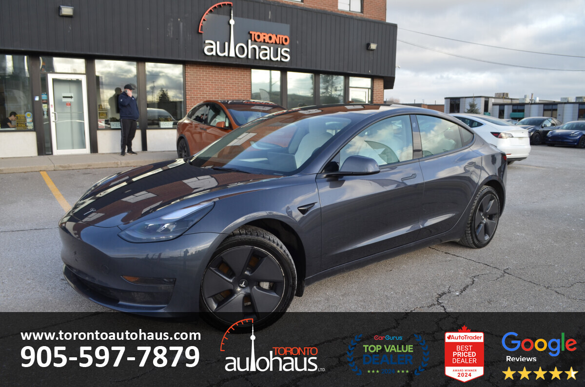 2023 Tesla Model 3 LFP 100% I WHITE INTERIOR I NO CLAIMS